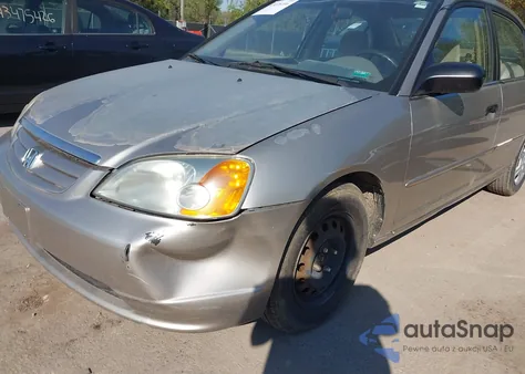 2001 Honda Civic Lx из США, поврежденный, VIN 1HGES16531L022794